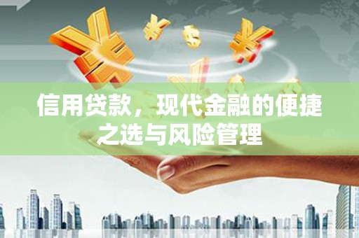 湘东信用贷款，现代金融的便捷之选与风险管理