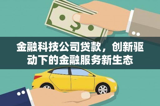 湘东金融科技公司贷款，创新驱动下的金融服务新生态
