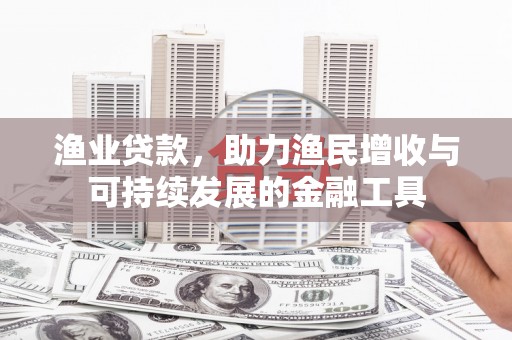 湘东渔业贷款，助力渔民增收与可持续发展的金融工具