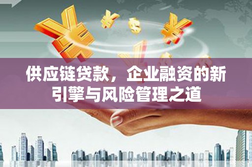 湘东供应链贷款，企业融资的新引擎与风险管理之道