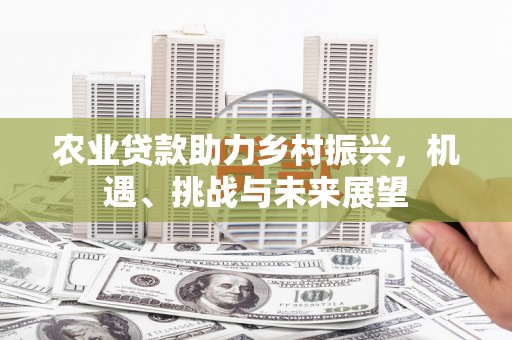 湘东农业贷款助力乡村振兴，机遇、挑战与未来展望