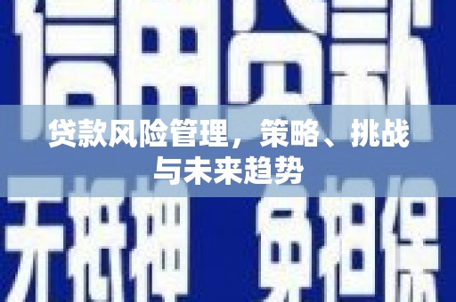 湘东贷款风险管理，策略、挑战与未来趋势