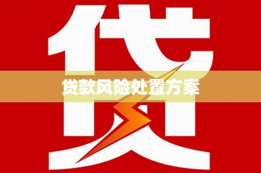 湘东贷款风险处置方案