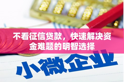 湘东不看征信贷款，快速解决资金难题的明智选择