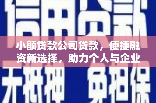 湘东小额贷款公司贷款，便捷融资新选择，助力个人与企业成长