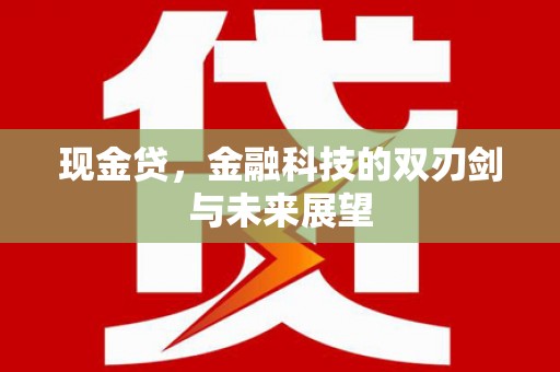 湘东现金贷，金融科技的双刃剑与未来展望