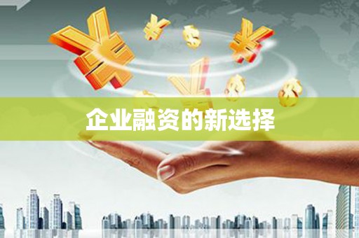 湘东企业融资的新选择