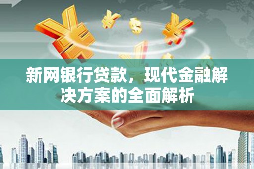 湘东新网银行贷款，现代金融解决方案的全面解析
