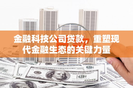 湘东金融科技公司贷款，重塑现代金融生态的关键力量