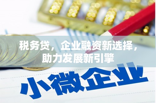 湘东税务贷，企业融资新选择，助力发展新引擎