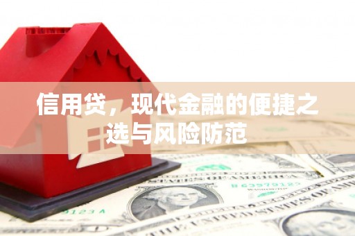 湘东信用贷，现代金融的便捷之选与风险防范