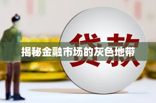 湘东揭秘金融市场的灰色地带