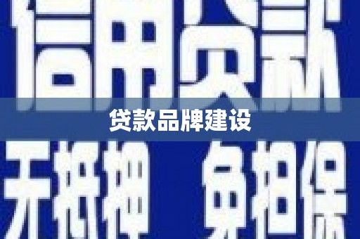 湘东贷款品牌建设